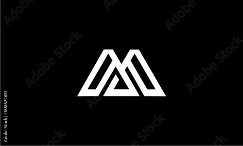 Modern Abstract Letter M Logo Design.