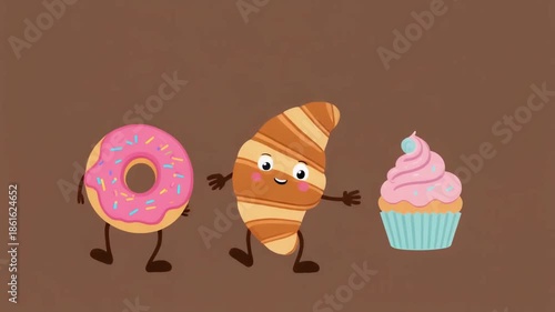 Sweet Treats Dance with Joyful Faces