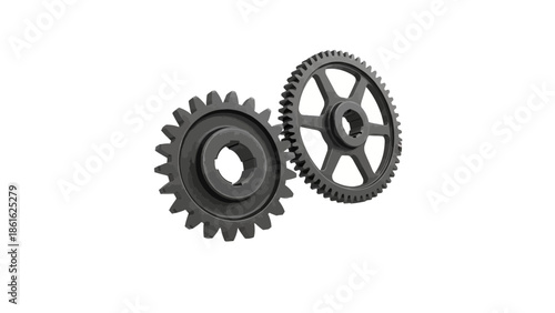 Interlocking Gears: Mechanical Precision and Engineering