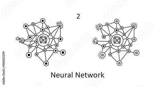 Neural Network Evolution: Artificial Intelligence Concept