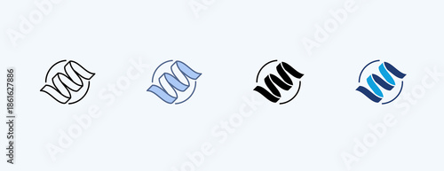 Protein Multiple Icon Illustration Vector