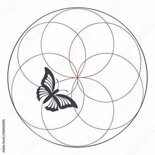 Minimal Solar Breathing Abstract Concept Symbol