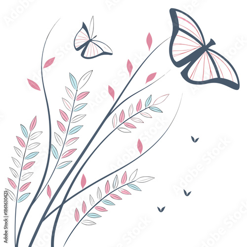 Spring Air Optimism Minimalist Abstract Motif