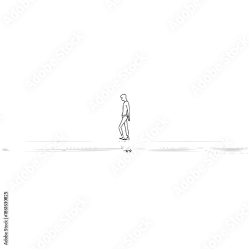 Abstract conceptual deep black background, minimalist void, representing space and absence.