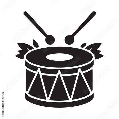 Drum Set with Drumsticks Musical Instrument for Band Performance
