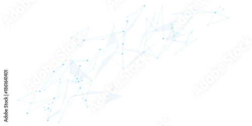 Abstract white blue digital technology futuristic communication high tech concept background.