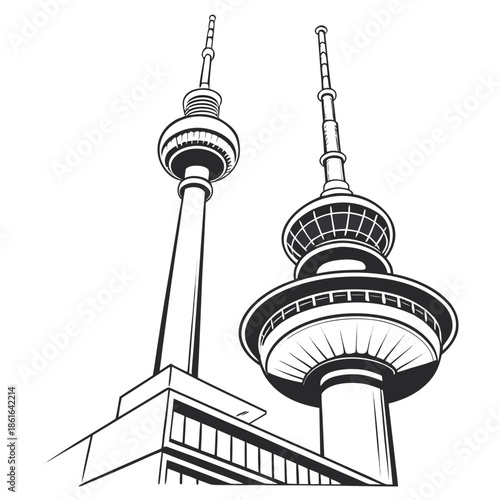 Clean 3D Abstract Discs with Spacing