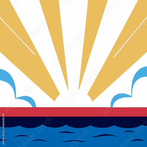 Creative abstract forms inspired by light, with glowing effects