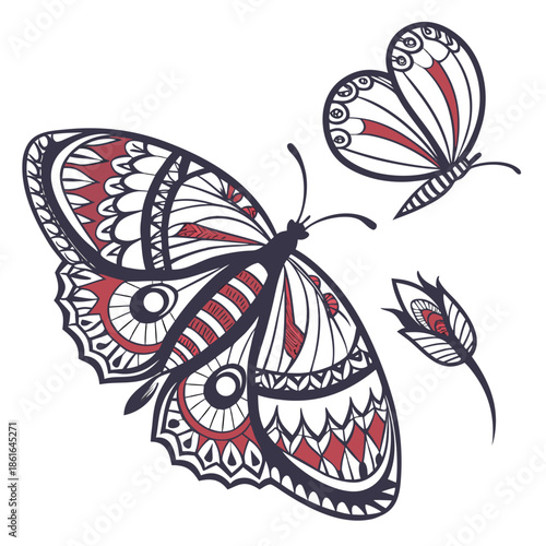 Creative Layered Paper Cut Style Art & Craft Illustrations