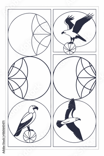 Minimal Abstract Geometric Shapes Design Set