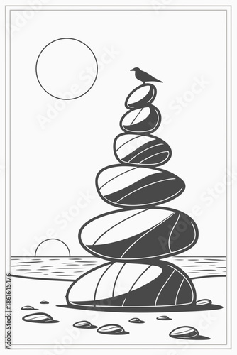 Minimal Abstract Geometric Shapes Design Set