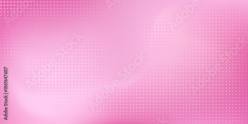 Abstract pink rose halftone pattern design. Retro comic gradient pink soft background. Pixelated dot style. Vector illustration. eps10