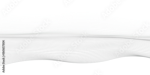 3D Vector wave lines pattern smooth curve flowing dynamic blue green gradient light isolated on black background for concept technology, digital, communication, science, music.