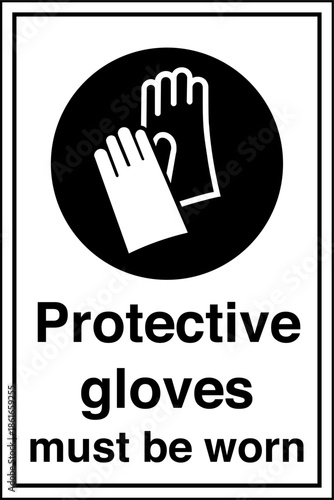 Safety sign mandatory notice ...