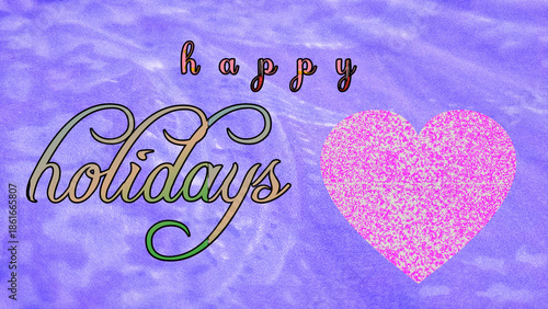 A vibrant, artistic greeting card featuring 