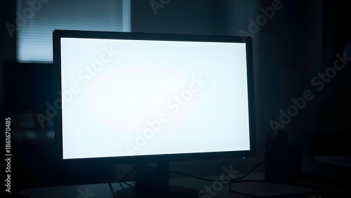 Frozen Computer Screen Showing System Crash and Work Disruption