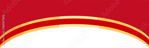 Red and Gold Bordered Plate.