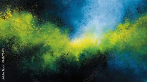 Vibrant Abstract Cosmic Swirl