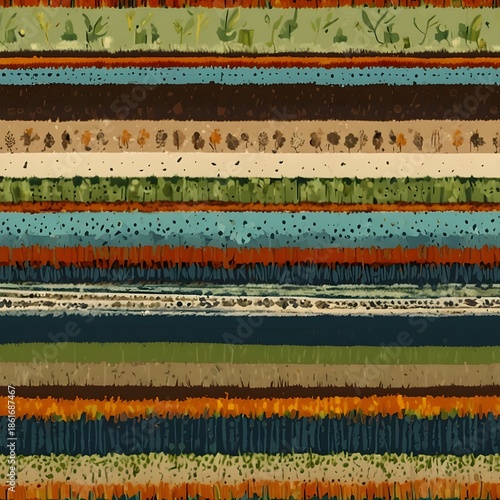 Abstract agriculture pattern, clean modern style