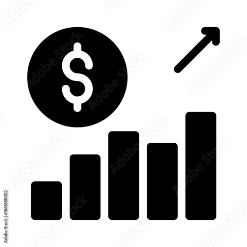 finance glyph icon