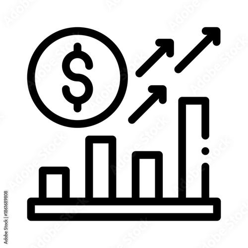 investment line icon
