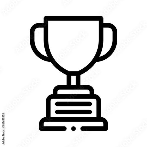 trophy line icon