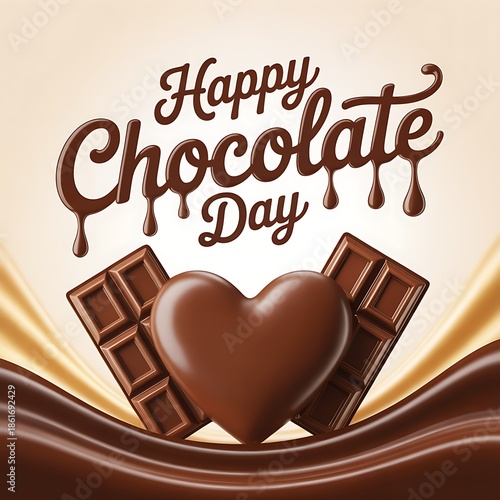 heart shaped chocolate bar