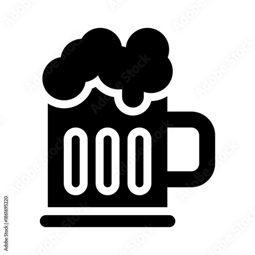 beer glyph icon