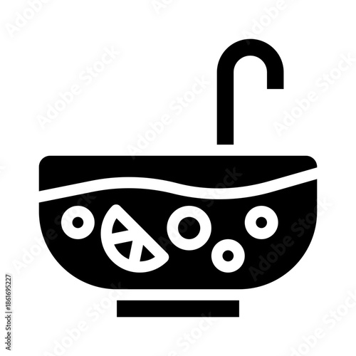 fruit punch glyph icon