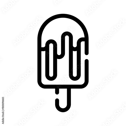 popsicle line icon