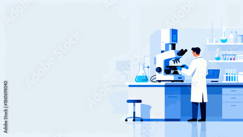 Scientist working in laboratory