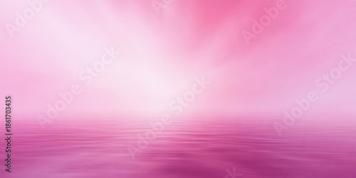 Wallpaper Mural tranquil pink seascape with soft glowing horizon and calm reflective water, dreamy pastel sky conveying peaceful stillness Torontodigital.ca