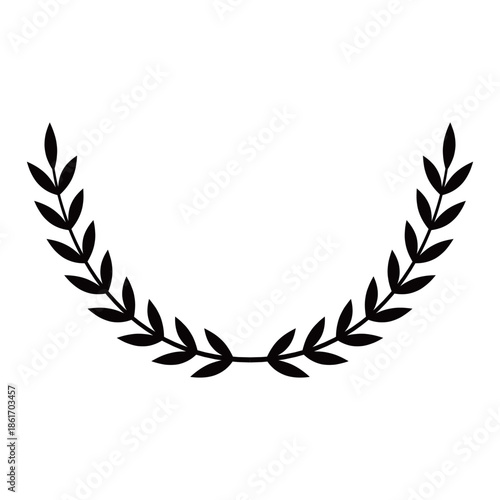 Vintage Laurel Wreath Award Frame, Certificate and Medal Vector Design, Vintage Wheat Ears Honor Emblem