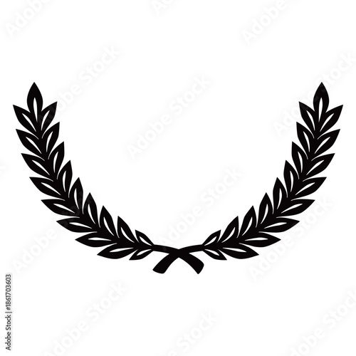 Vintage Laurel Wreath Award Frame, Certificate and Medal Vector Design, Vintage Wheat Ears Honor Emblem