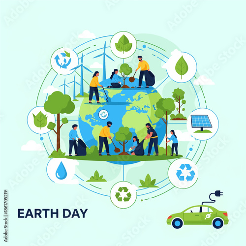 Collaborative global initiatives for nature preservation, sustainable living, and a cleaner, healthier future