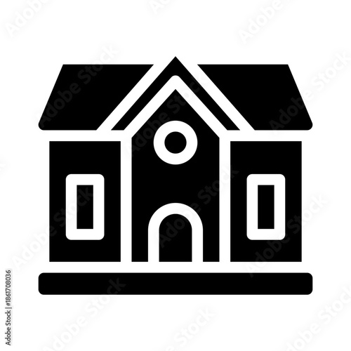 house glyph icon