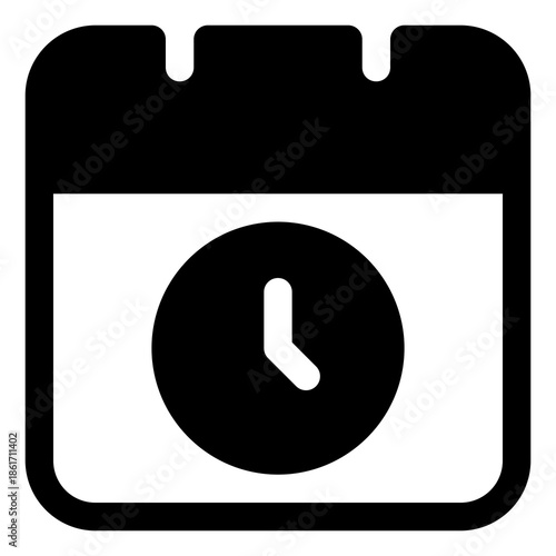 Appointment icon for schedule, calendar and meeting