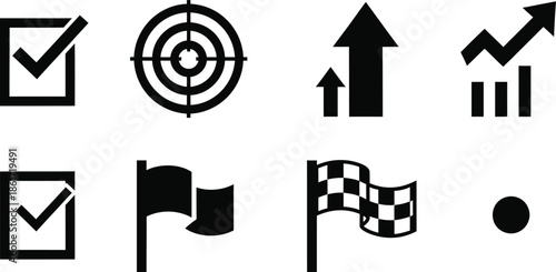 set of vector arrows