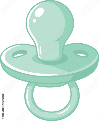 baby pacifier vector illustration