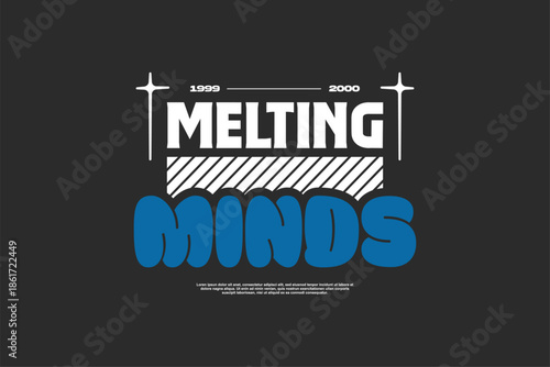 streetwear design template element for fashion