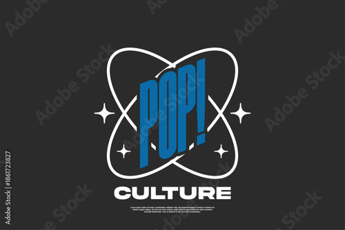 streetwear design template element for fashion