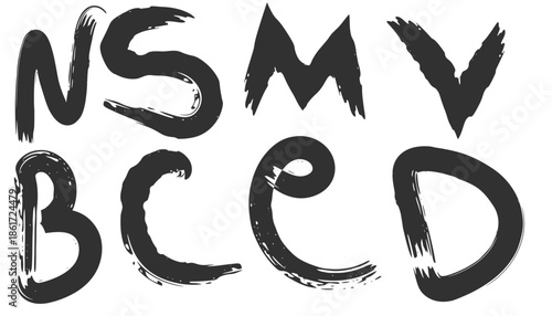 vector illustration of a black and white grunge background