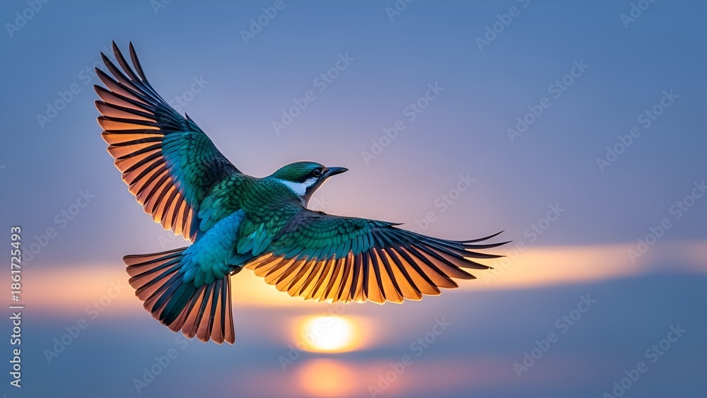 Obraz premium dove in the sky