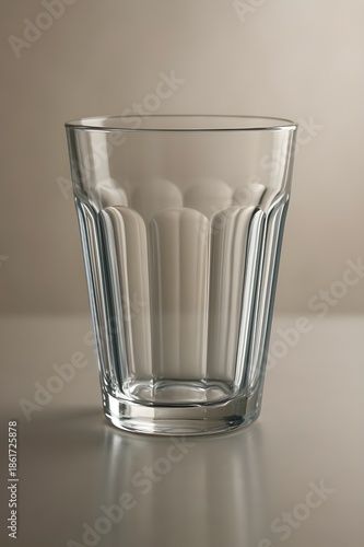 empty glass isolated on white