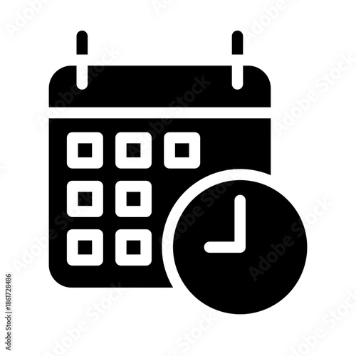 calendar glyph icon