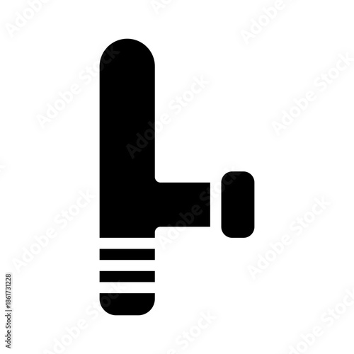 baton glyph icon