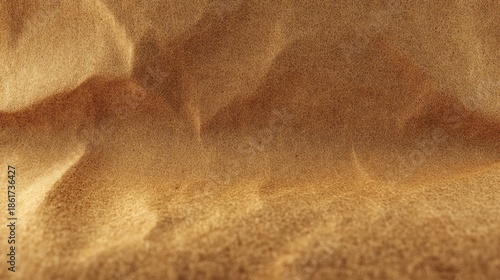 crinkled warm brown suede fabric with soft velvety texture and gentle folds conveying cozy tactile comfort