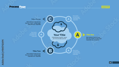 Tree Letters Cycle Slide Template