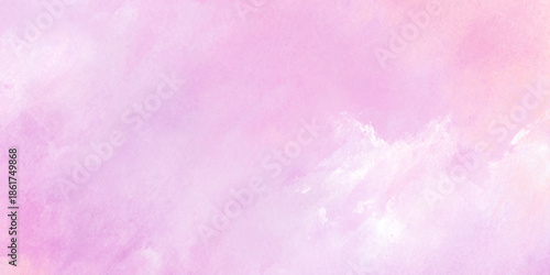 A soft pastel pink and white abstract background with blurred cloud like shapes creating a dreamy aesthetic