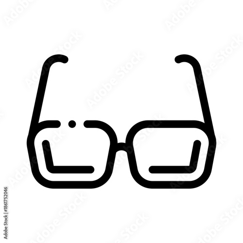 glasses line icon